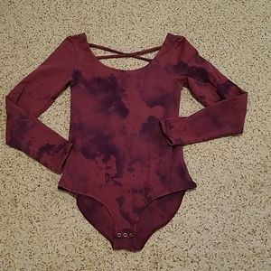 Tye dyed bodysuit